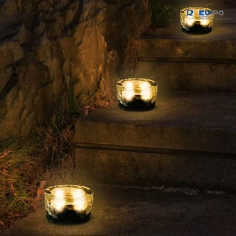 Luci da giardino del cubo di ghiaccio