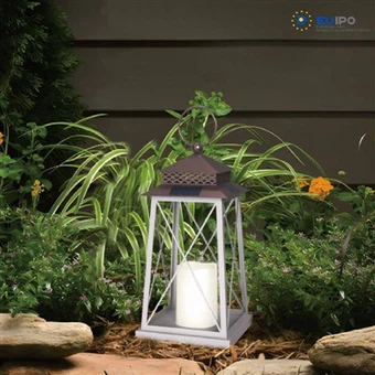 Lanterna sospesa in metallo solare